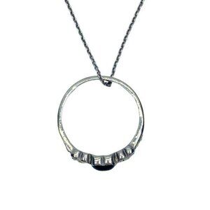 Saint Laurent Necklace Pendant Accessory Ring Necklace Heart Accessory Metal